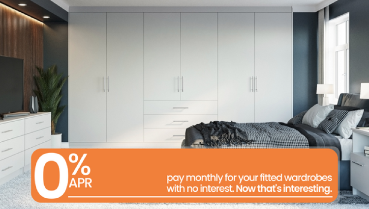 interest free fitted wardrobes on finance